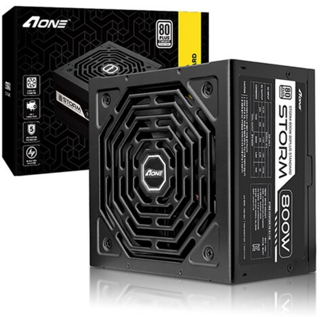 에이원 STORM 800W 80PLUS 스탠다드 정격 풀박스 5년AS