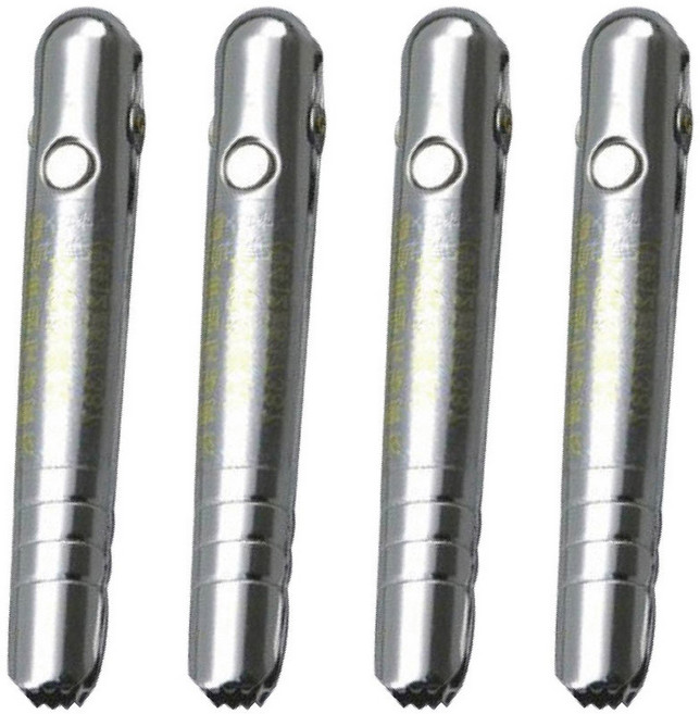 磁性 黑板粉筆專用 教學不沾手 書寫流暢, 不鏽鋼粉筆夾 四入組, 1個裝