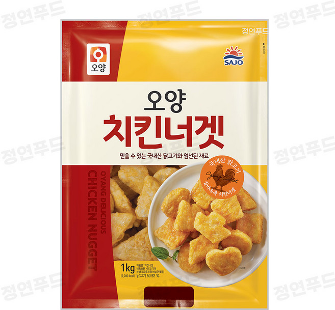 사조오양 치킨너겟, 1kg, 3개