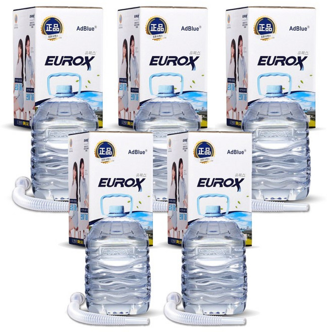 대용량 유록스 요소수 10리터 plu*441mU, 5세트, 10L