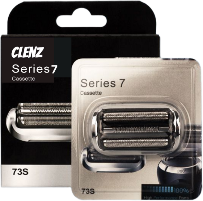 클렌즈 브라운 7 면도날 new 시리즈7 73s 74s 날망 면도기날 헤드 호환용, 1개, 73s/74s, silver