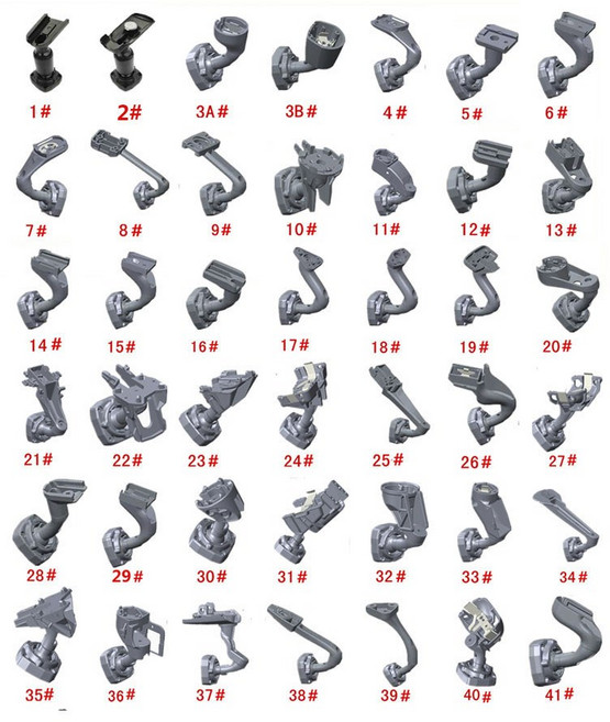 자동차 DVR 후면보기 미러 대시 캠 마운트 홀더 용 H O 비디오 금속 브래킷 번호, B7