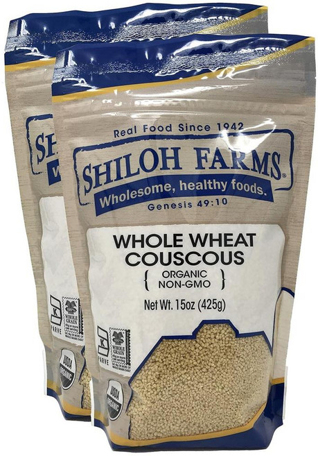 자연농 통밀 쿠스쿠스, 4개, 425g