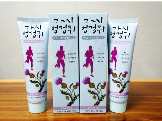 가시엉겅퀴 글루코사민 크림, 4개, 150ml