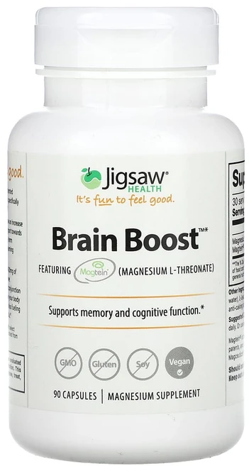 (총알배송) 직소헬스 브레인부스트 마그네슘 L-트레오네이트 90캡슐, 1개, 90정 - 쿠팡