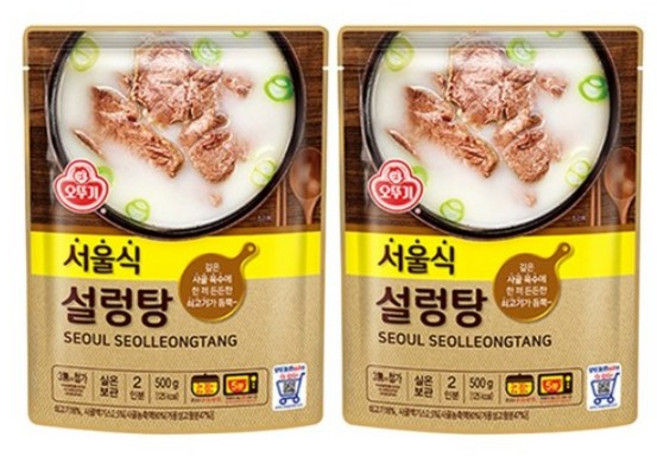 오뚜기 서울식 설렁탕, 500g, 18개