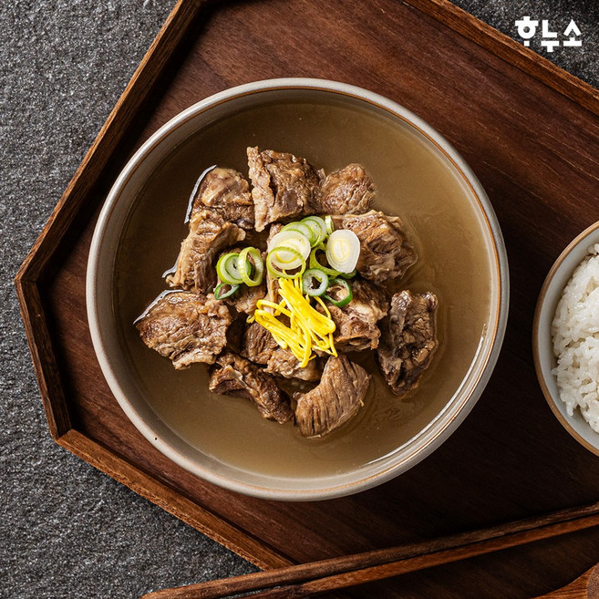 하누소 뼈없는갈비탕 5팩/ 10팩, 10개, 700g