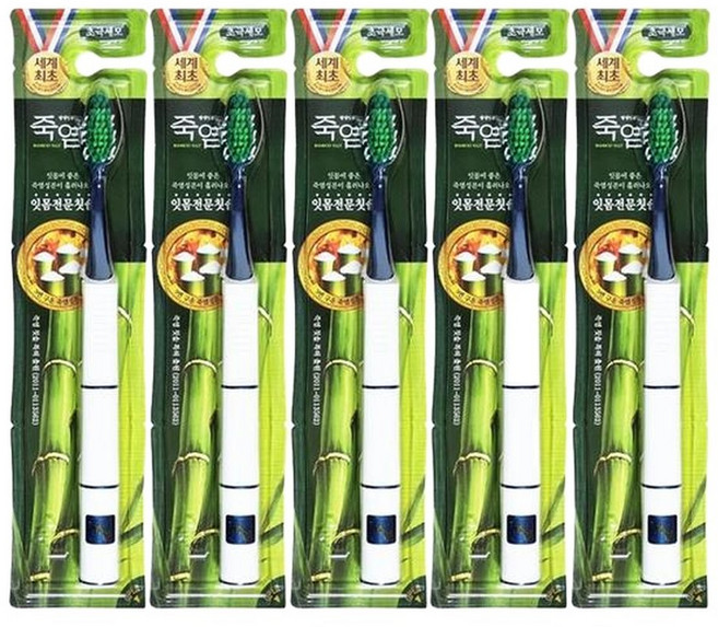 엘지 죽염 칫솔 잇몸 전문 초극세모 x 5개, 1개입