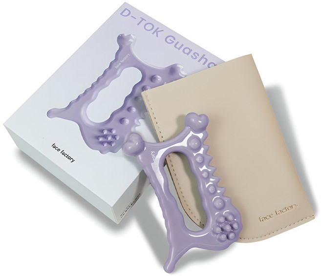 페이스팩토리 디톡괄사 베리페리 마사저, 1개, 혼합색상