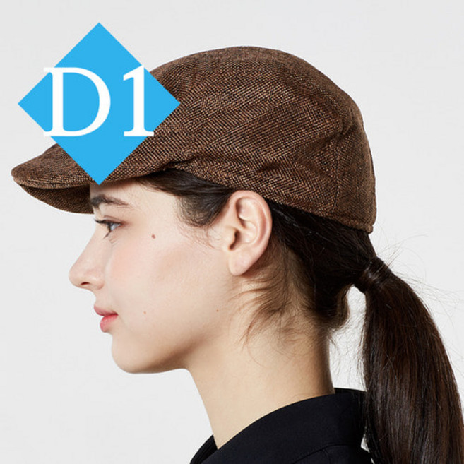 SOC-502 브라운 밴드형 헌팅캡(T/C) 주방 식당용 베이커리 빵집 모자 남자 여자 식당 홀서빙, 밴드형_헌팅캡(SOC-502_브라운), 1개