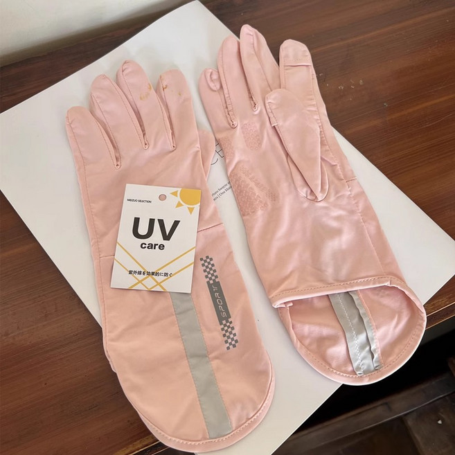 여성용 아이스 논슬립 UV 쿨링 장갑 골프 운전 등산 자전거