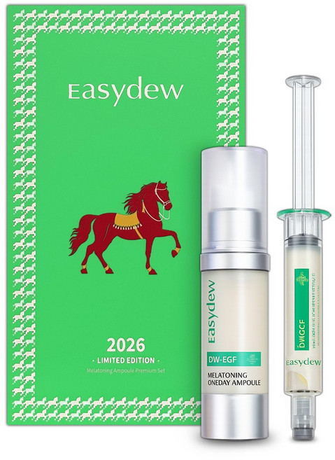 이지듀 2026 붉은말 에디션 멜라토닝 원데이 앰플 기프트 세트, 1개, 15ml