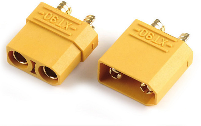 XT90 커넥터 콘넥터 DC잭 전기자전기 드론 RC 배터리, XT091. 숫컷 ( XT90 ), 1개