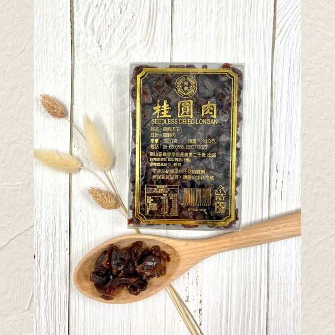 東農產銷班 東山柴燒烘焙龍眼肉, 1個, 300g