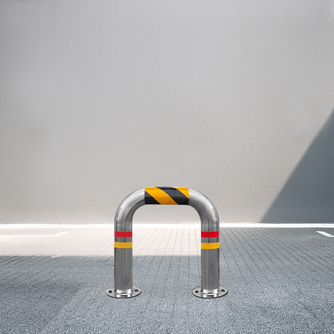 전기차 충전소 U자 볼라드 관공서 아파트 물류창고 충돌 충격 방지 주차 진입 금지, 1개, 앙카식