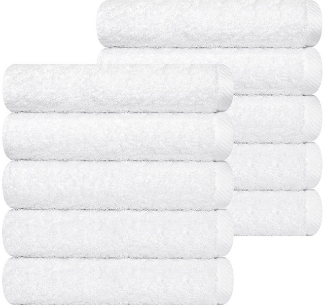 송월타월 시그니처 170g 40수 호텔수건, 화이트, 10개