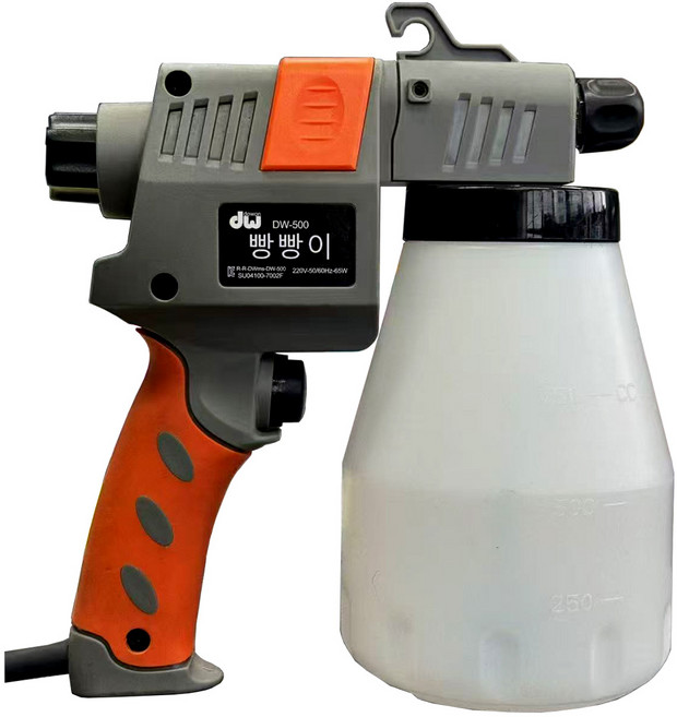 빵빵이 오염제거기 섬유청소 스프레이건 DW-500, 1개, 회색