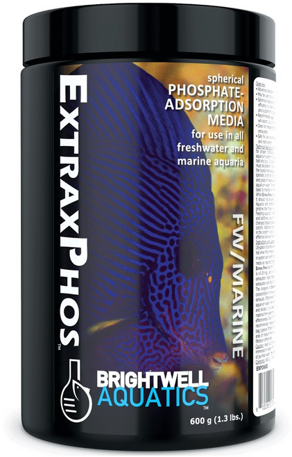 BWA 百威 ExtraPhos 球狀磷酸鹽吸附劑，用於淡水和海水水族箱，600克, 1個