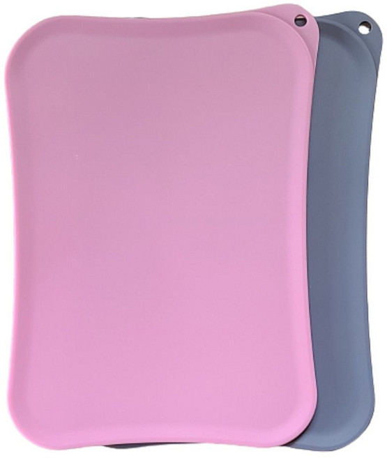 테온셀 마미 실리콘 위생 도마 2종(핑크+네이비) 국내산세트, 1개
