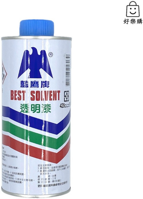 藍鷹牌 透明漆 420cc, 1個