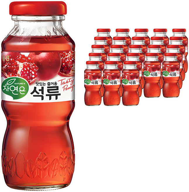자연은 석류 주스, 180ml, 24개