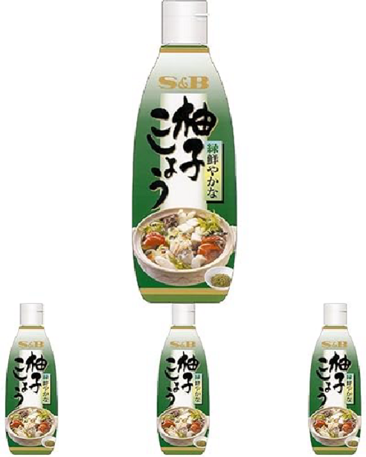 SandB 에스비 유즈코쇼 280g / 일본 소스 에스엔비 유자 후추 대용량 4개세트, 4개