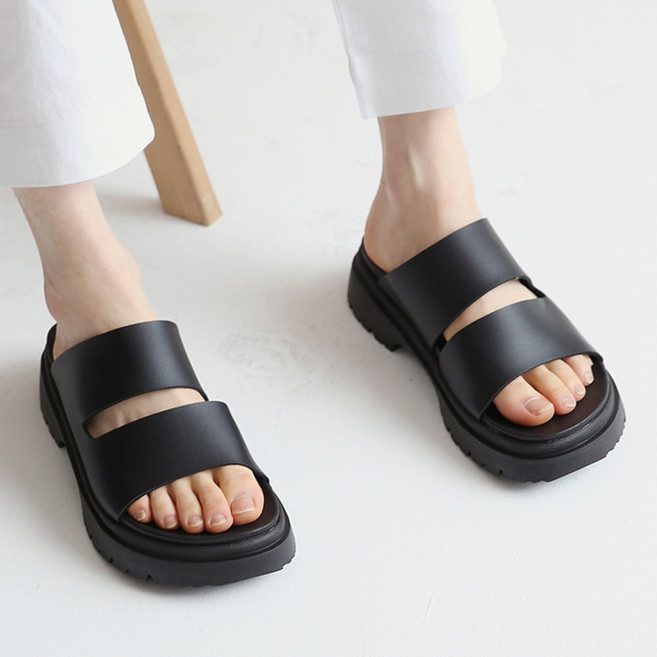 리디렉션 6cm 키높이 남성 슬리퍼 발편한 쿠션 (250~280mm)