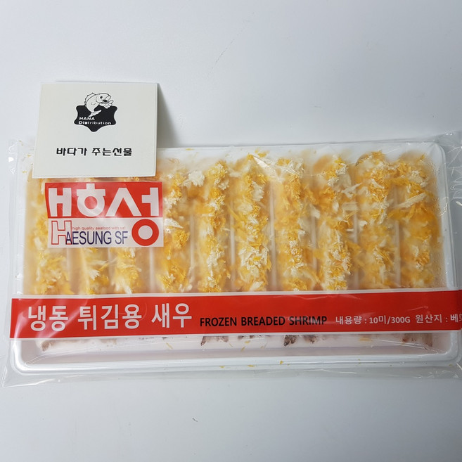 혜성 빵가루 새우튀김 왕새우튀김, 300g, 1개