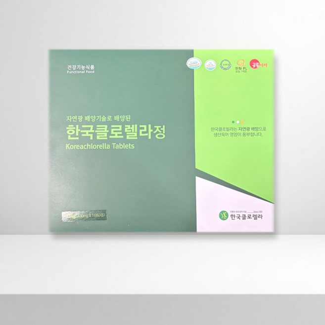 한국클로렐라 [300mg X 500정 2병+ 300mgX80정 1병] 2개월, 1세트, 1080정