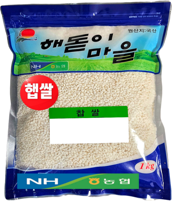 하조대농협 국산 찹쌀 찹쌀밥 떡 약밥, 1개, 1kg