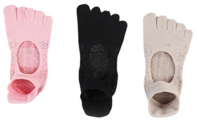 러블리삭스 프리미엄 미끄럼방지 필라테스 요가 양말 3켤레