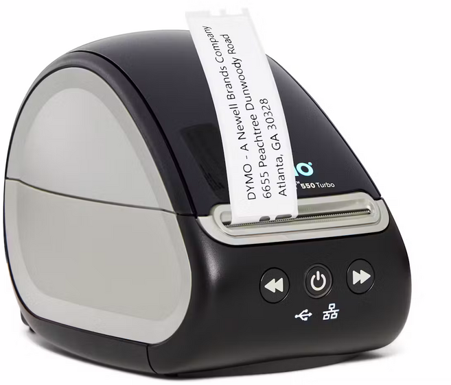 다이모 550 터보 라벨 프린터, 검정, 1개, 1개