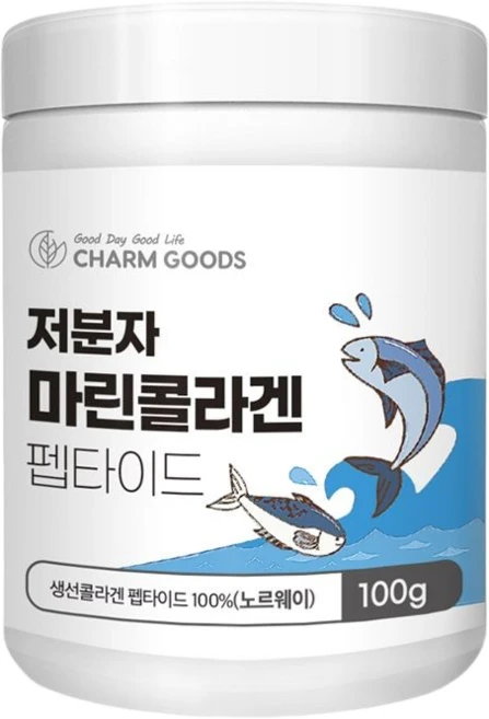 Charm Goods 저분자 마린콜라겐 펩타이드 100g /병(스푼), 1개 - 쿠팡