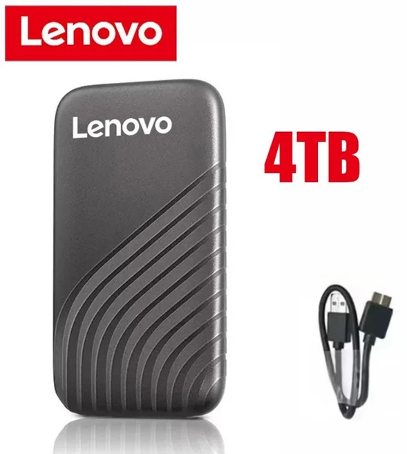 고속 휴대용 외장 솔리드 스테이트 하드 드라이브 인터페이스 모바일, 1개, 색상: 7. Black 4TB - 쿠팡