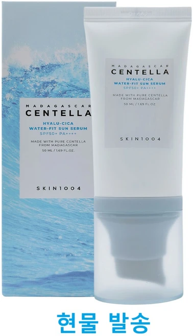 스킨1004 센텔라 히알루 시카 워터핏 선 세럼 SPF50+ PA++++, 50ml, 1개 - 쿠팡