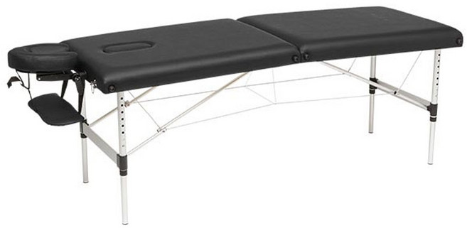 세븐뷰티 접이식 마사지 침대, 접이식마사지침대 VA-007_블랙