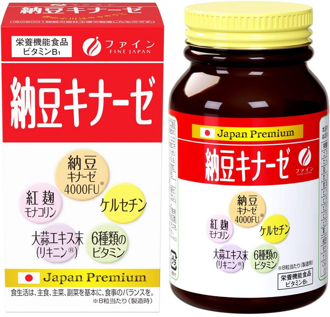 화인 낫토키나제 4000 FU [240정], 240정, 1개