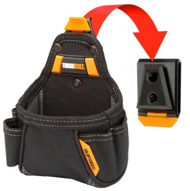 美國 TOUGHBUILT 托比爾 TB-CT-25 多用途螺絲袋捲尺袋工具包 專業級工具收納 堅固耐用, 1個