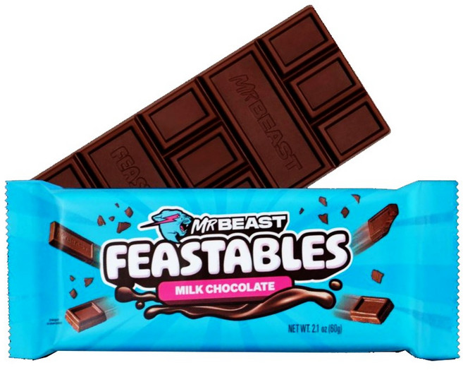 미스터 비스트 피스터블 밀크초콜릿, 1개, 60g