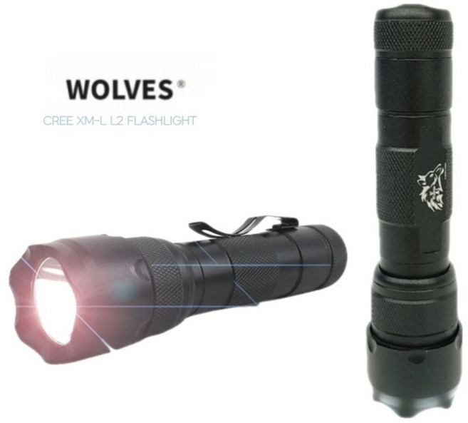 클립장착 CREE XML L2 울브스 요키 LED랜턴 본품 CREE 클립장착 요키 L2 울브스 XML dew1655Me, 본상품, 단일, 1개