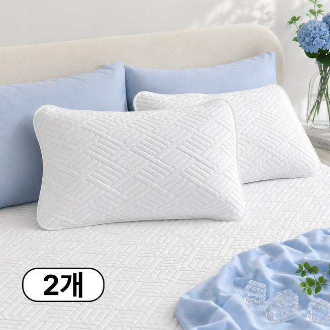 쿨베어 프리즌 냉감 베개커버 50X70 쿨 여름 시원한