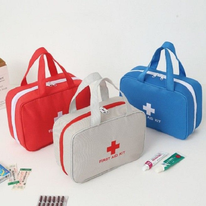 가방속에 응급실 구급함 가방 파우치 구급낭, 그레이