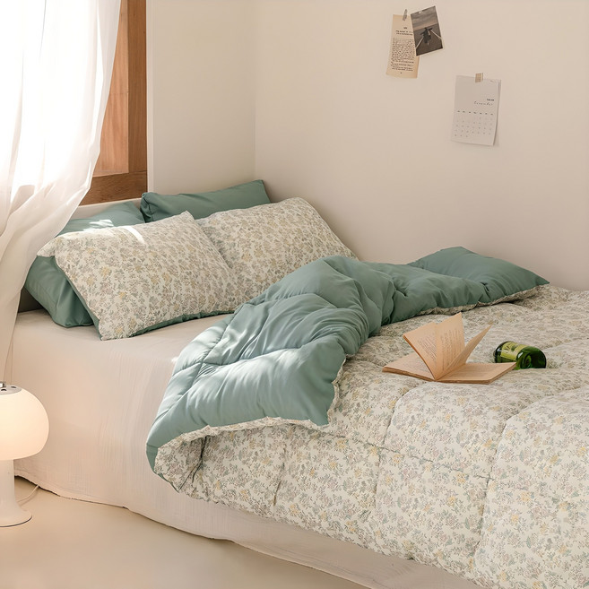 더자리 에코항균 데일리 양면 차렵이불