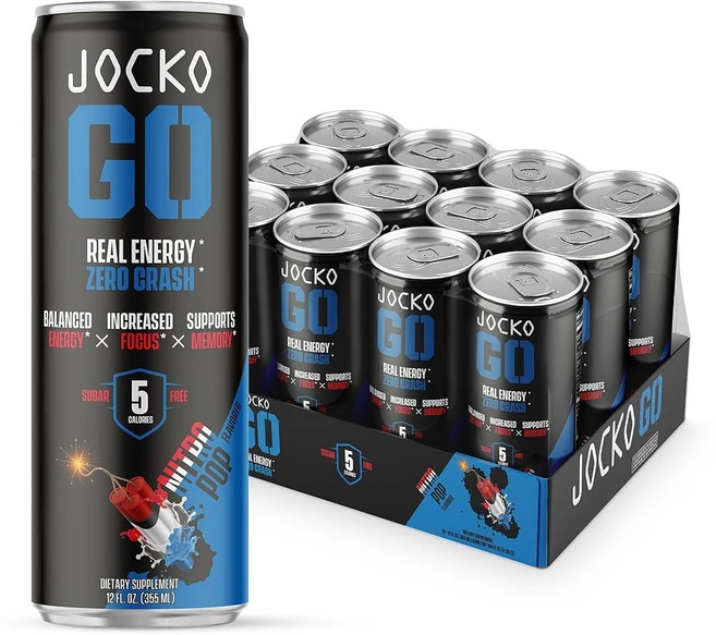 조코 GO 드링크 케토 비타민 B12 B6 전해질 L 테아닌 마그네슘 부스트 무설탕 누트로픽 몽크 과일 블렌드 12팩 니트로, Nitro Pop, 12 Fl Oz (Pack of 1) - 쿠팡