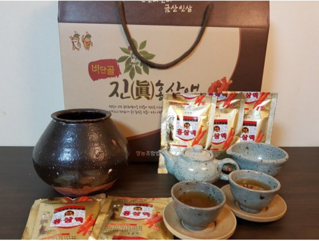 [금산홍삼] 100% 홍삼으로 만든 비단골진홍삼액, 1박스, 50회분