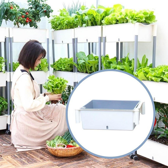 테라스베란다 저면관수화분 방울토마토 텃밭재배, 1개, 3단