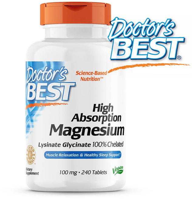 닥터스베스트 킬레이트화 고흡수 마그네슘100mg 240정, 1개