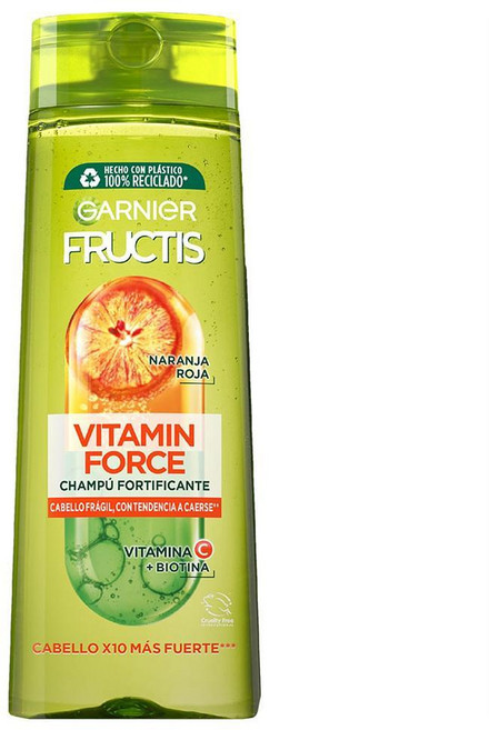 FRUITS 프루트 비타민 포스 포티파잉 샴푸+비타민 C+비오틴 포 프래질 헤어 프론 투 펄링 아웃, 4개, 360ml