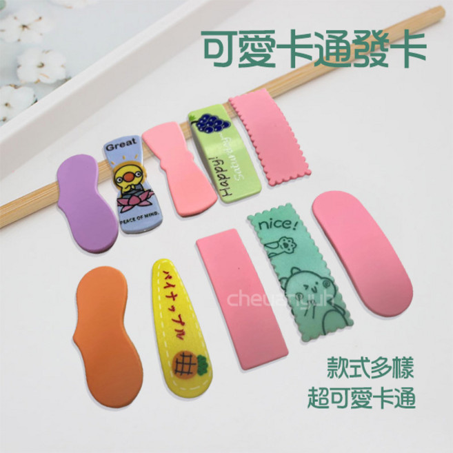 可愛卡通髮夾, 1個, 可愛髮夾 - 混搭12入