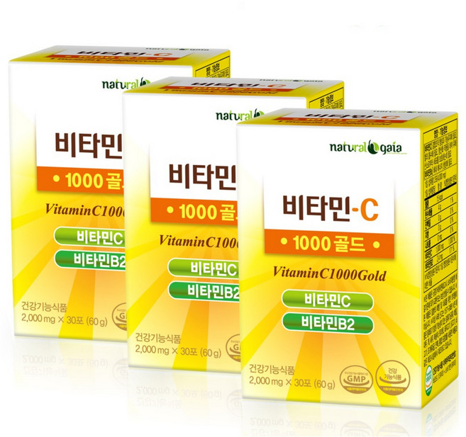 비타민C1000골드, 60g, 3개